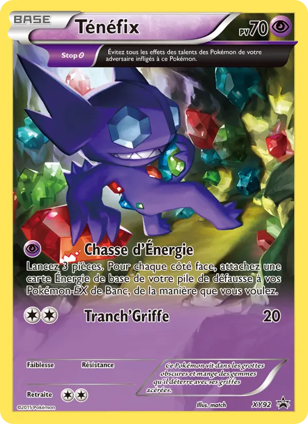 Ténéfix — Carte Pokémon XY92 Promo XY