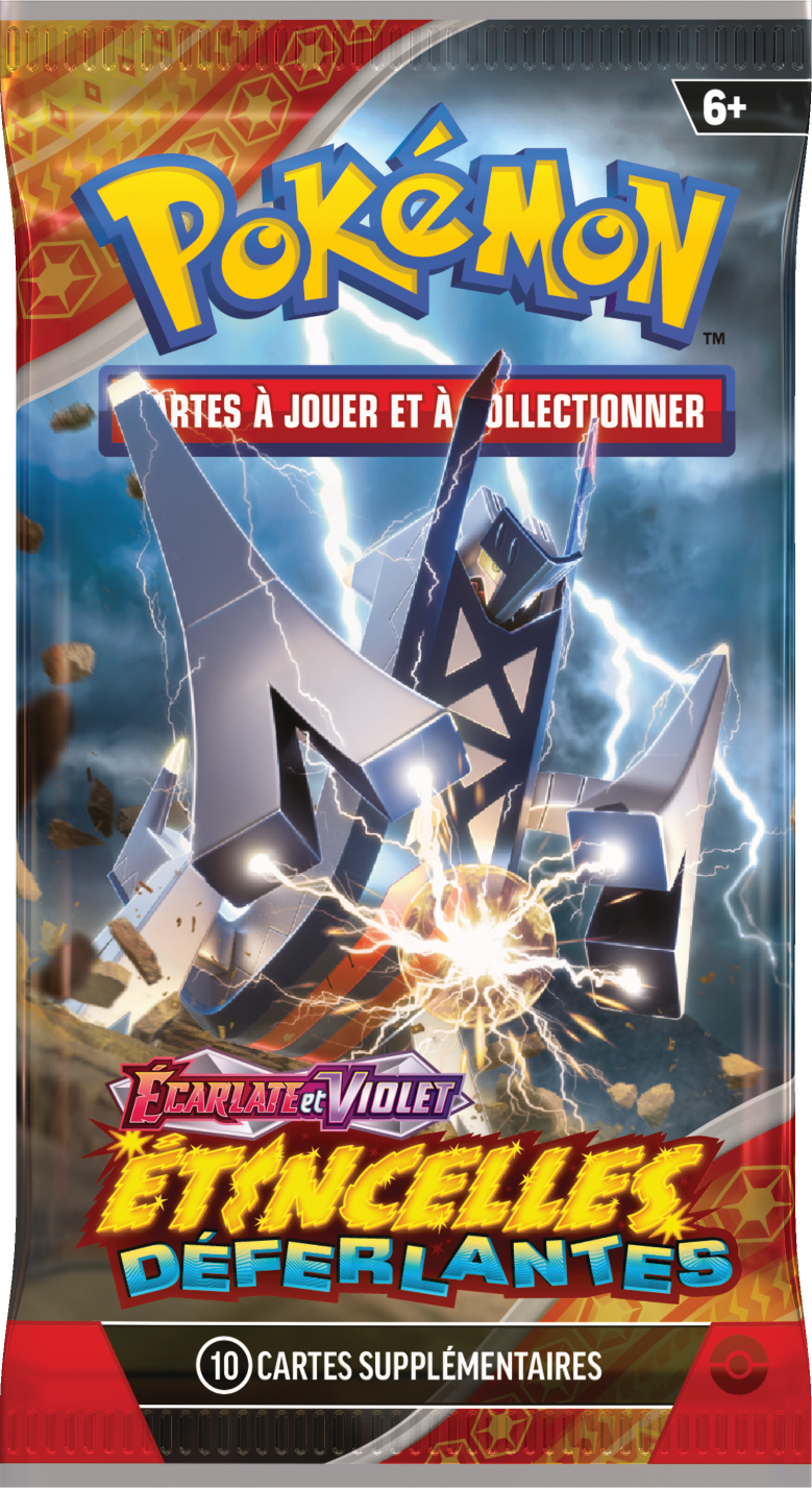 Booster Pokémon Étincelles Déferlantes illustration Pondralugon, scellé français