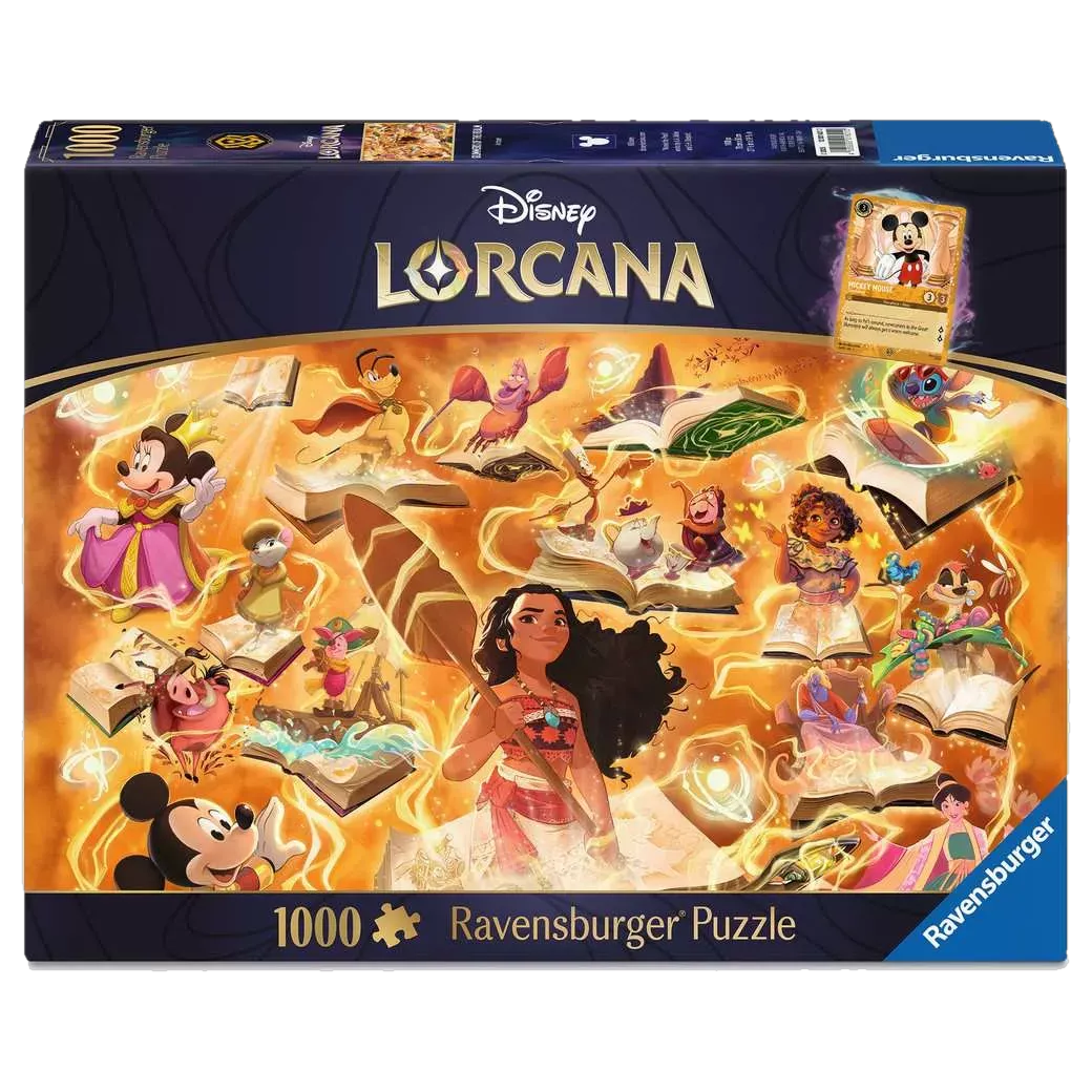 Puzzle Ravensburger 1000 pièces Disney Lorcana encre Ambre