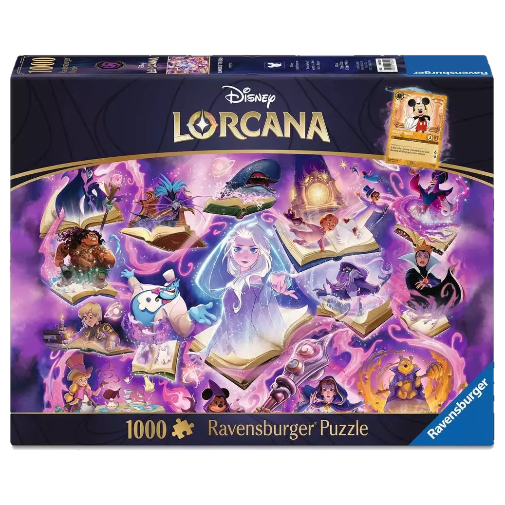 Puzzle Ravensburger 1000 pièces Disney Lorcana encre Améthyste