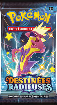 Booster Pokémon Destinées Radieuses illustration Salarsen Chromatique, scellé français