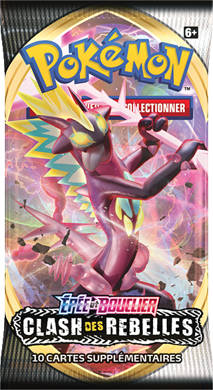 Booster Pokémon Clash des Rebelles illustration Salarsen Gigamax, scellé français