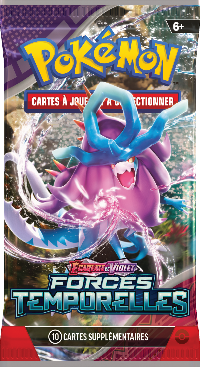 Booster Pokémon Forces Temporelles illustration Serpente-Eau, scellé français