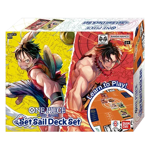 Set Sail Deck Set SD-01 One Piece Card Game Luffy Ace
