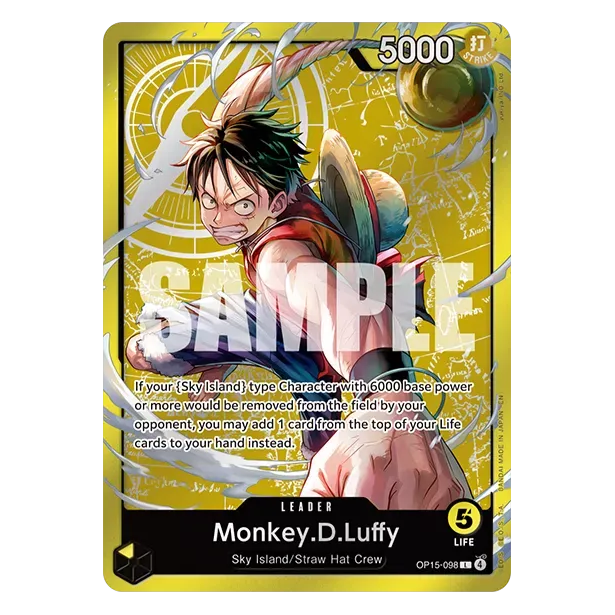 Set Sail Deck Set SD-01 One Piece Card Game Luffy Ace
