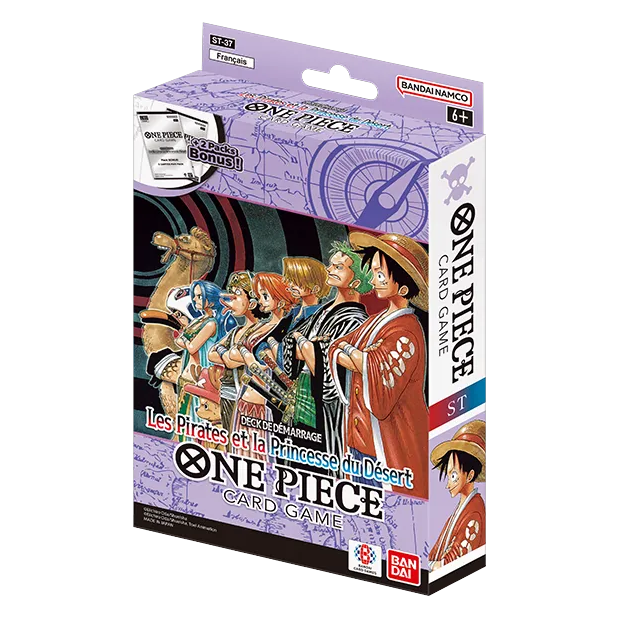 Deck de Démarrage Les Pirates et la Princesse du Désert ST-37 One Piece Card Game