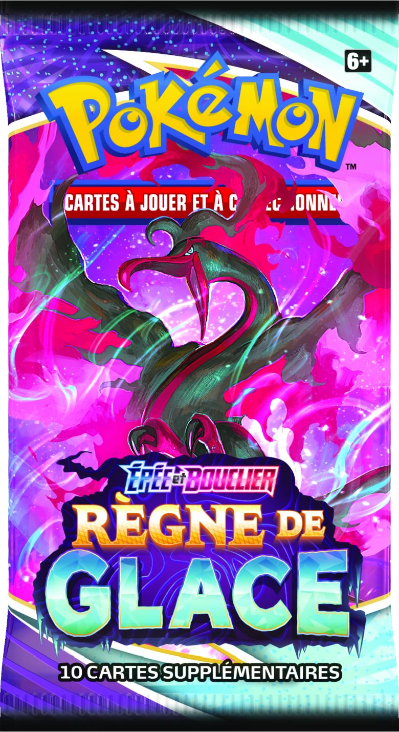Booster Pokémon Règne de Glace illustration Sulfura de Galar, scellé français