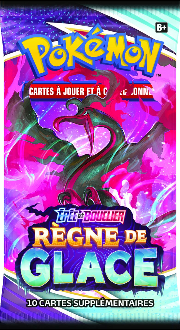 Booster Pokémon Règne de Glace illustration Sulfura de Galar, scellé français