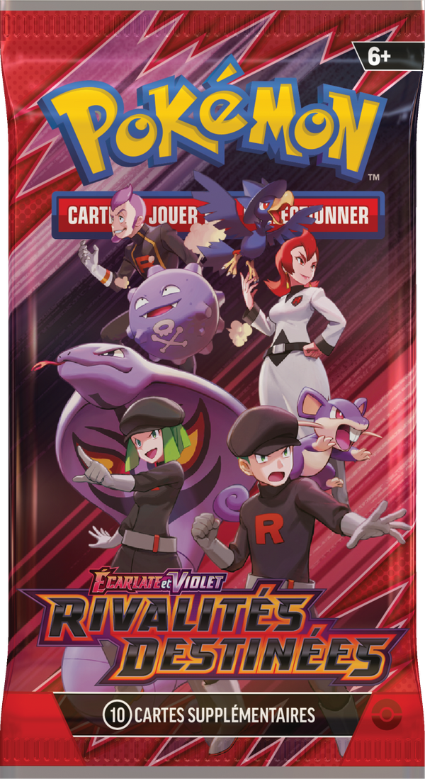 Booster Pokémon Rivalités Destinées illustration Team Rocket, scellé français