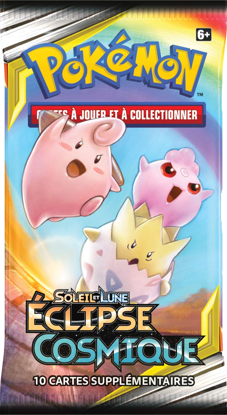 Booster Pokémon Éclipse Cosmique illustration Togepi Melo Toudoudou, scellé français