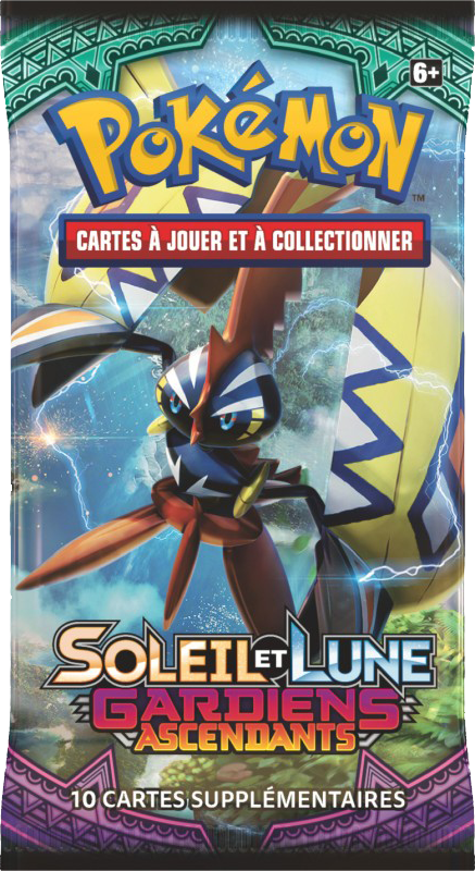 Booster Pokémon Gardiens Ascendants illustration Tokorico, scellé français