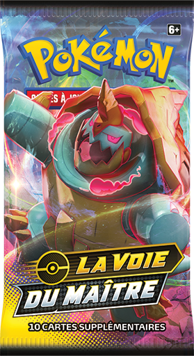 Booster Pokémon La Voie du Maître illustration Torgamord Gigamax, scellé français