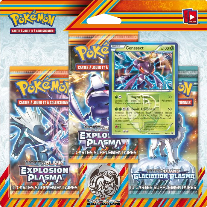 TriPack - Noir & Blanc Frontières Franchies — Illustration Genesect