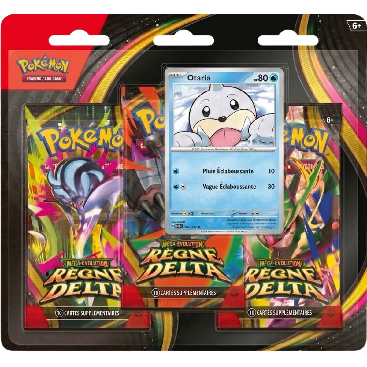 TriPack - Règne Delta - 3 boosters scellés + carte promo Otaria