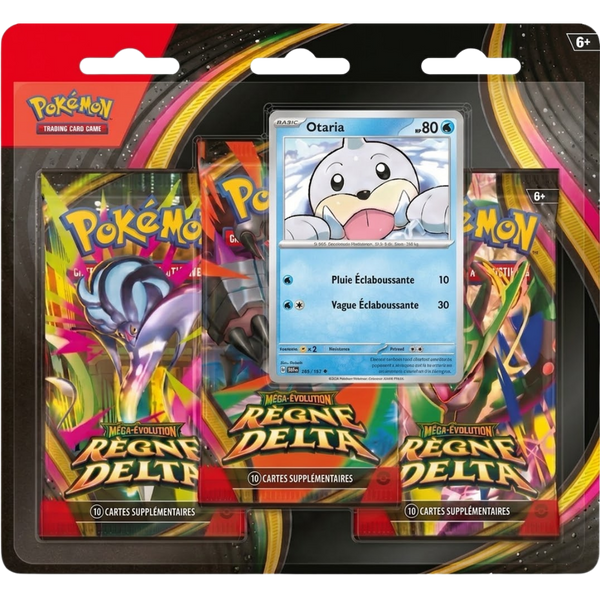 TriPack - Règne Delta - 3 boosters scellés + carte promo Otaria