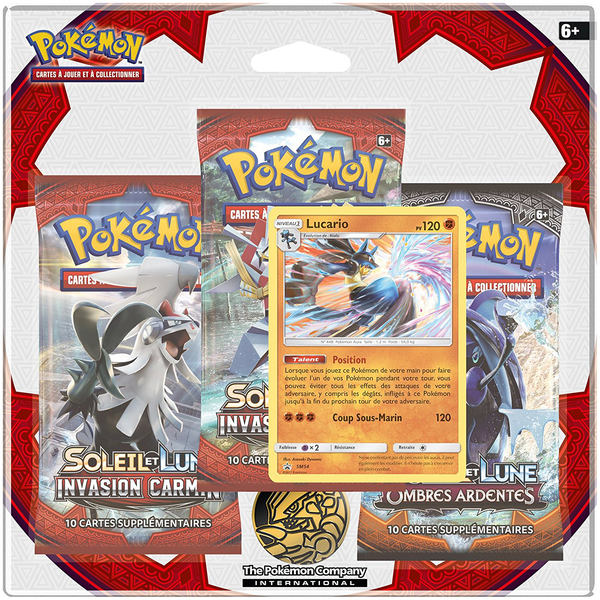 TriPack - Soleil et Lune Invasion Carmin — Illustration Lucario