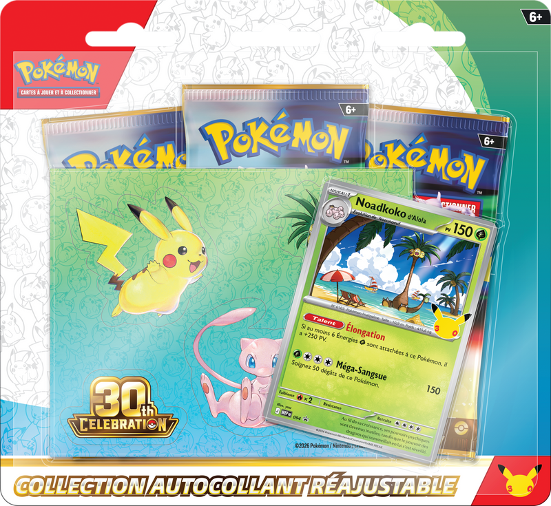 TriPack - 30e Anniversaire / Noadkoko d'Alola