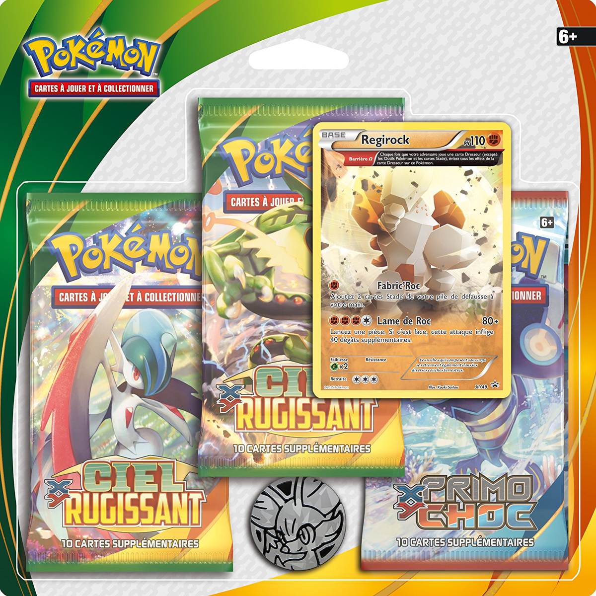 TriPack - XY Ciel Rugissant — Illustration Regirock
