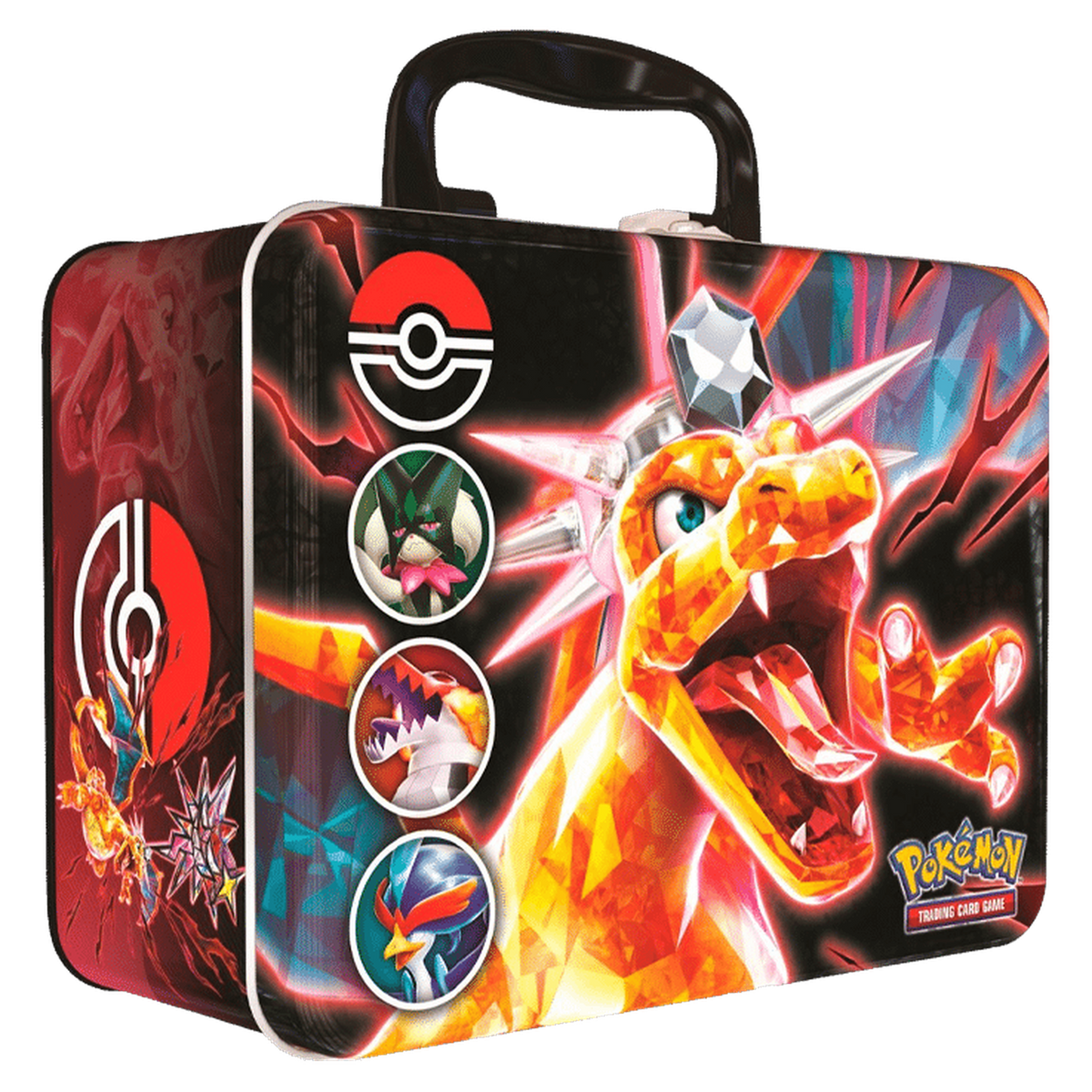 Valisette Pokémon Automne 2023 Dracaufeu Téracristal, coffre de collection métallique
