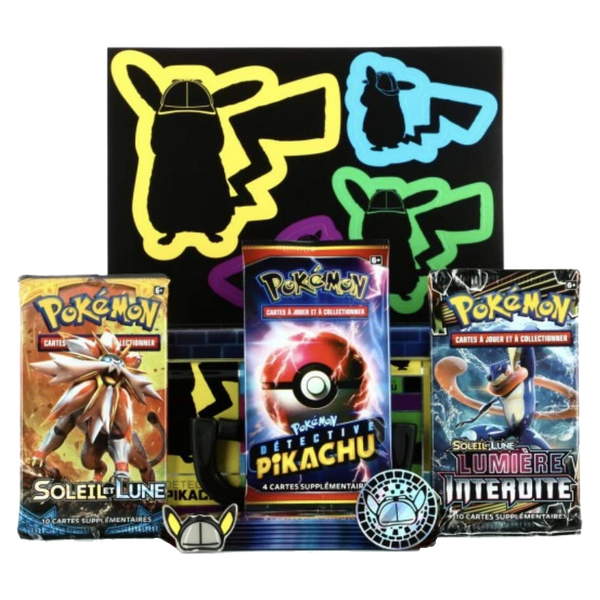 Contenu de la Valisette Détective Pikachu Pokémon