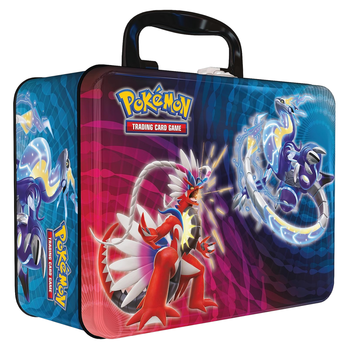 Valisette Pokémon Été 2023 Koraidon et Miraidon, coffre de collection métallique