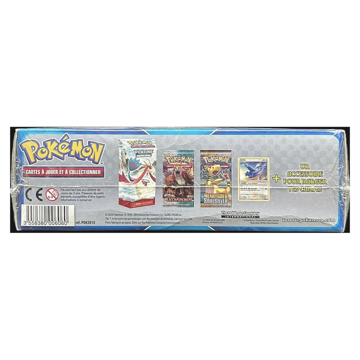 Valisette Latios Pokémon, face arrière avec le contenu