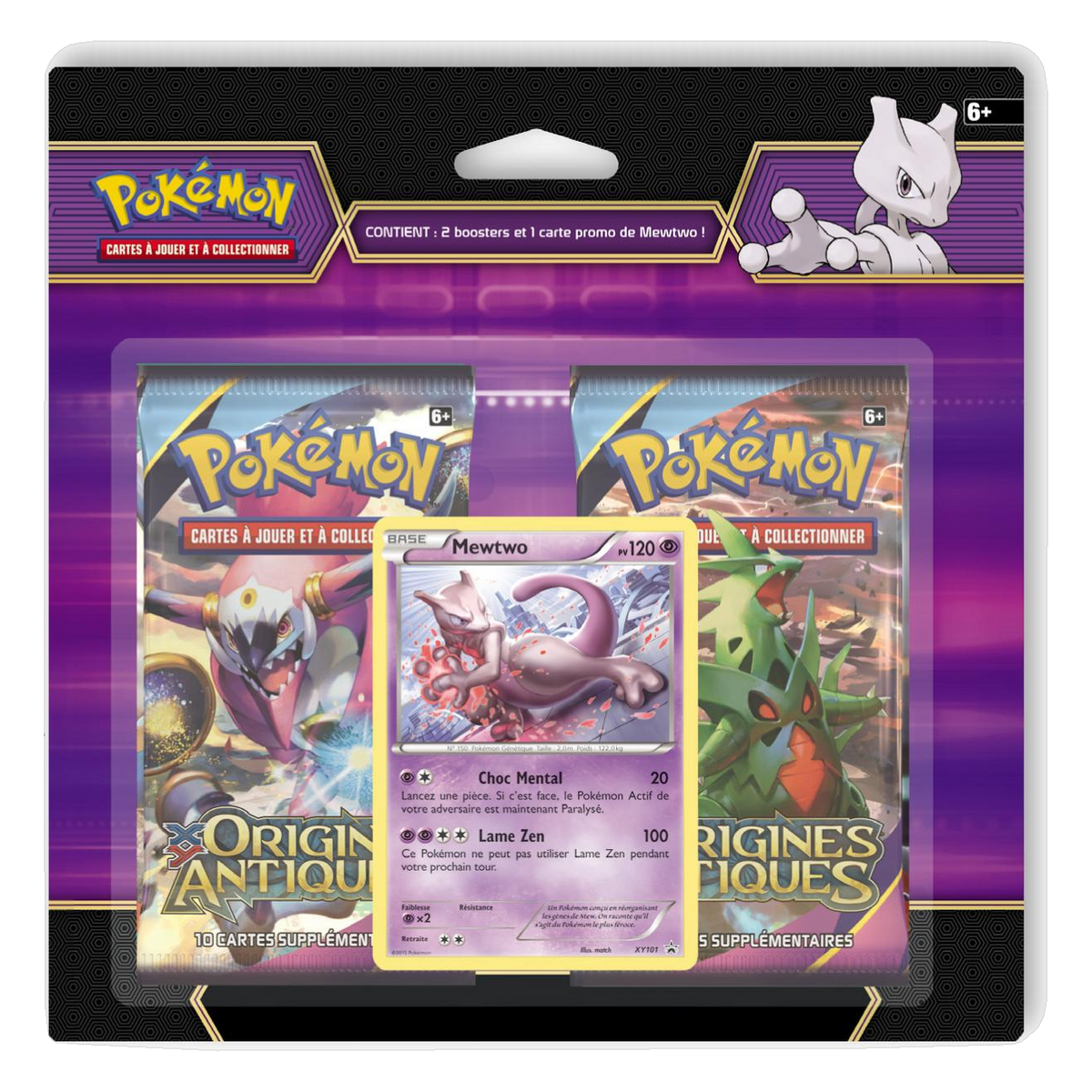 DuoPack - Origines Antiques / Méga-Mewtwo Y, blister français