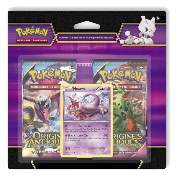 DuoPack - Origines Antiques / Méga-Mewtwo Y, blister français