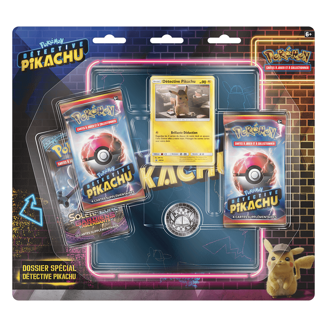 Dossier Spécial Détective Pikachu, blister français