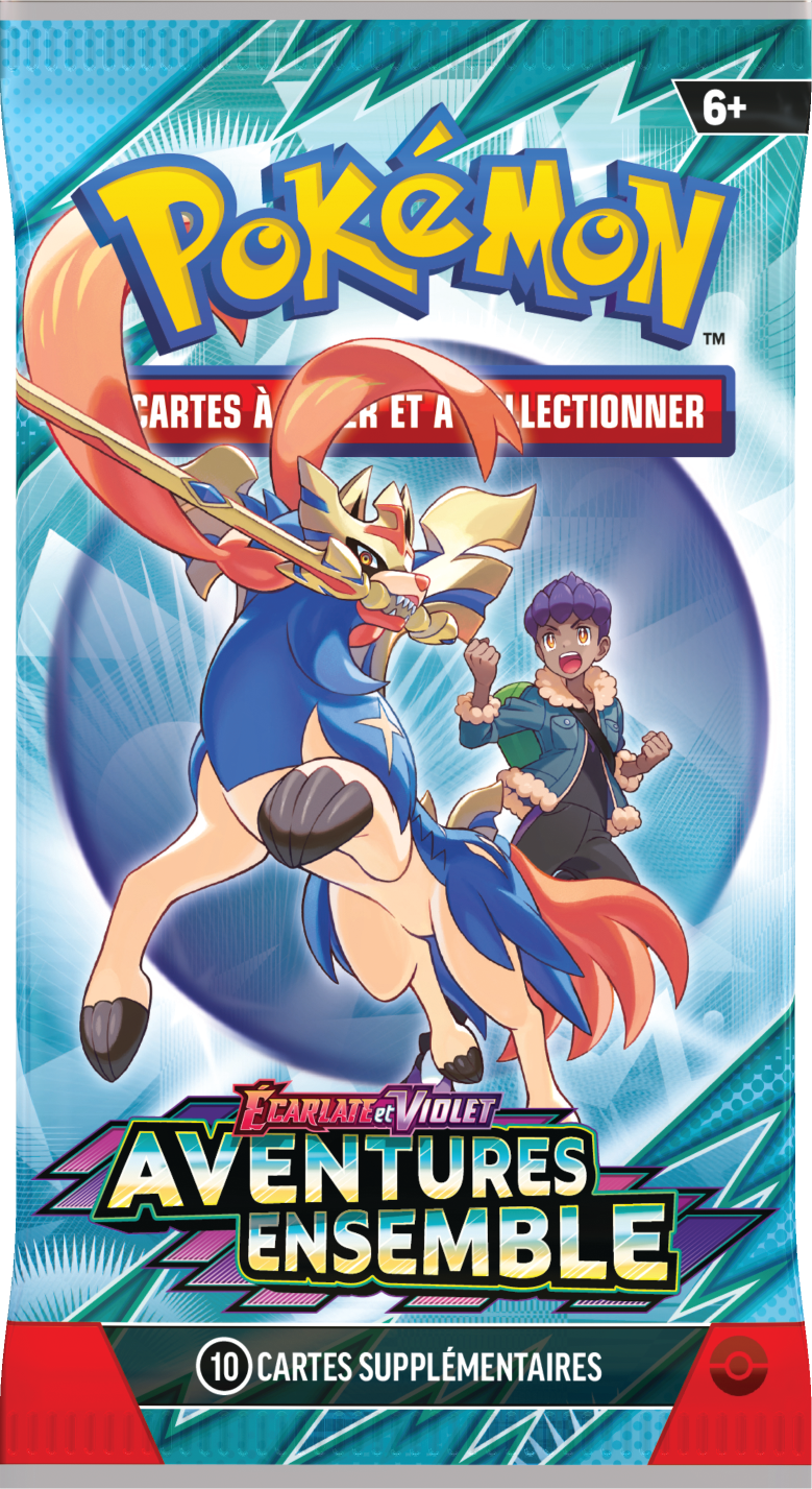 Booster Pokémon Aventures Ensemble illustration Zacian de Nabil, scellé français