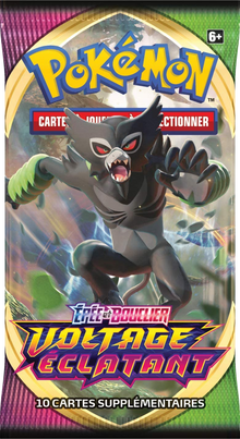 Booster Voltage Éclatant illustration Zarude