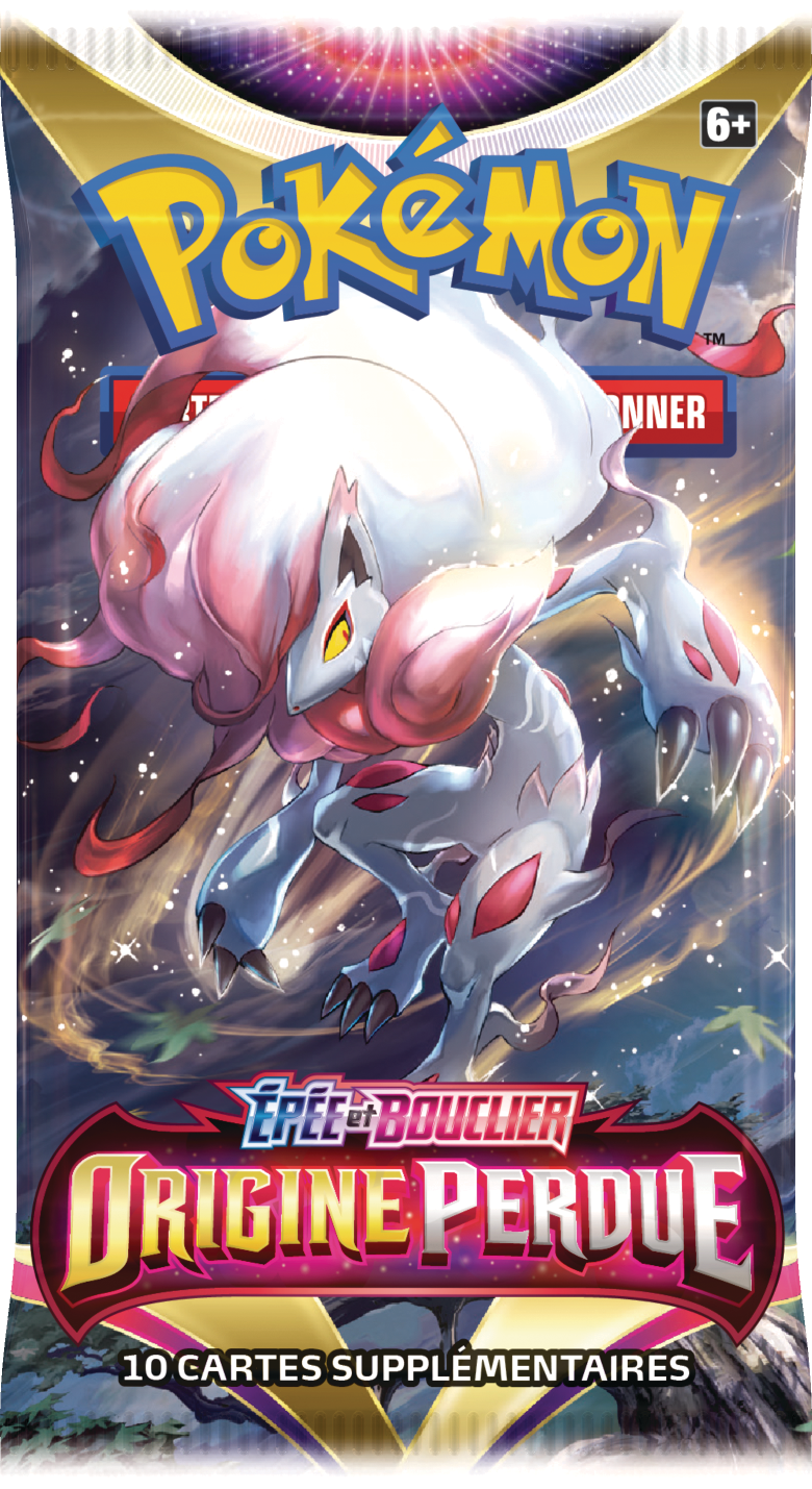 Booster Pokémon Origine Perdue illustration Zoroark de Hisui, scellé français