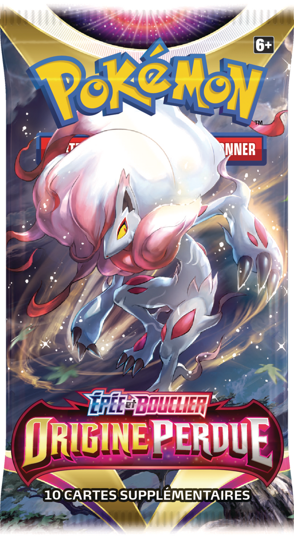 Booster Pokémon Origine Perdue illustration Zoroark de Hisui, scellé français