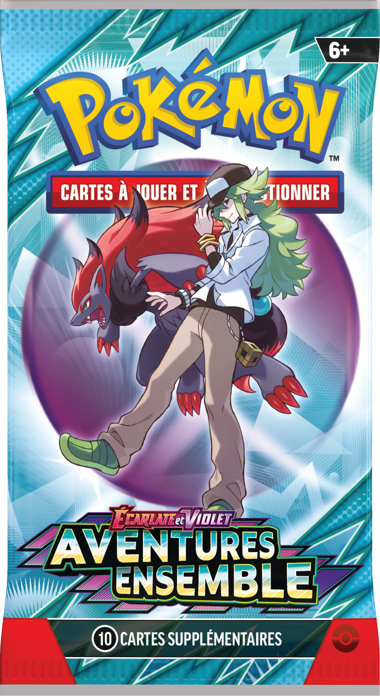 Booster Pokémon Aventures Ensemble illustration Zoroark de N, scellé français