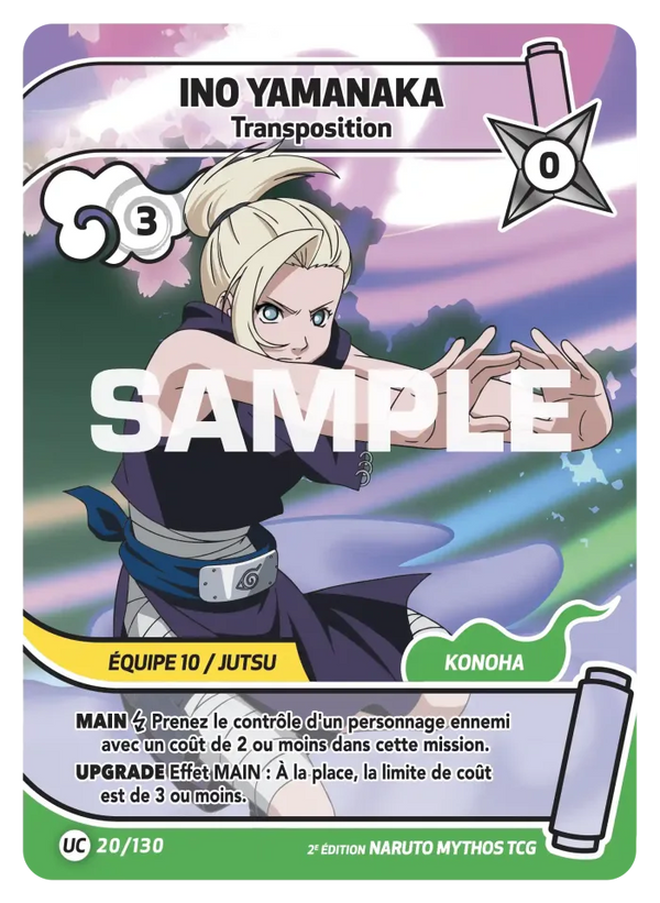 Ino Yamanaka — Transposition (Naruto Mythos 020/130)