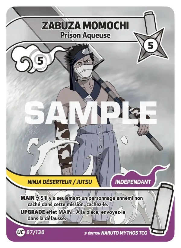 Zabuza Momochi — Prison Aqueuse (Naruto Mythos 087/130)