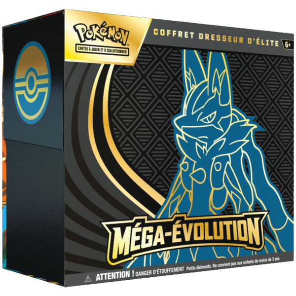 Coffret Dresseur d'Élite Méga-Évolution Méga-Lucario (Mega Lucario) — Face avant