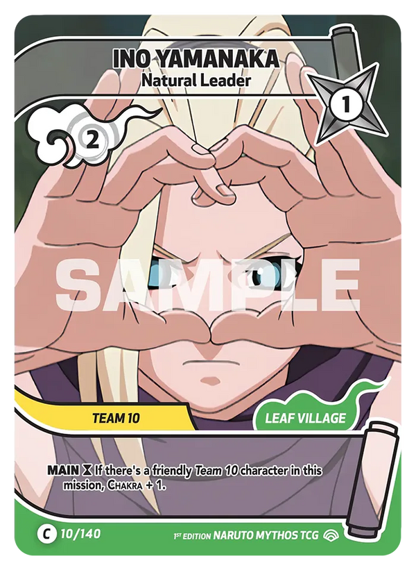 Ino Yamanaka — Meneur Né (Naruto Mythos 010/140)
