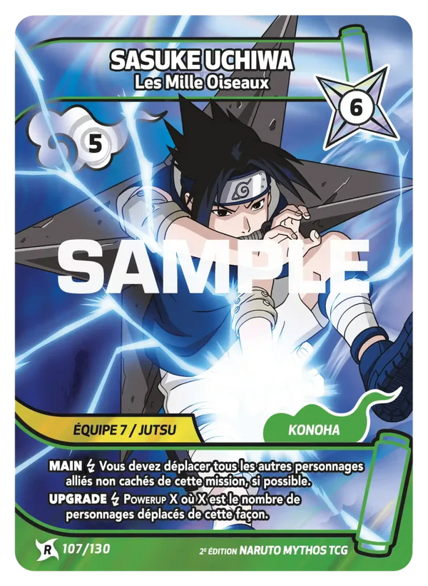 Sasuke Uchiwa — Les Mille Oiseaux (Naruto Mythos 107/130)