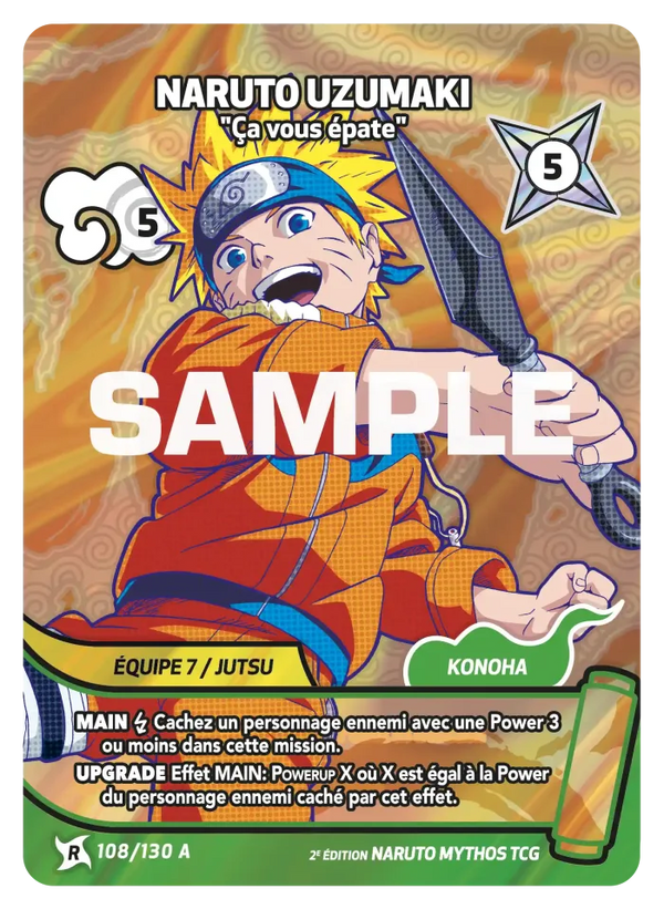 Naruto Uzumaki — Ça vous épate (Naruto Mythos 108/130)