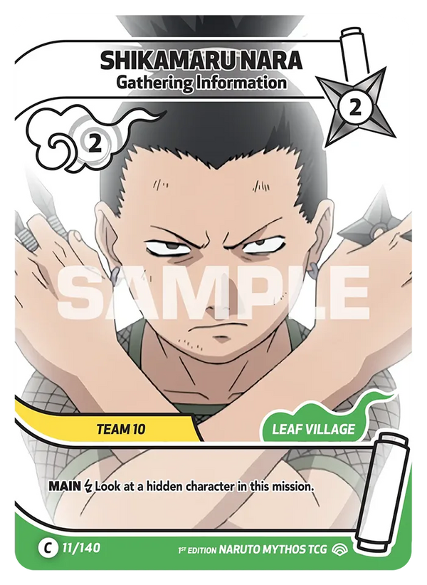 Shikamaru Nara — Collecte d'Informations (Naruto Mythos 011/140)