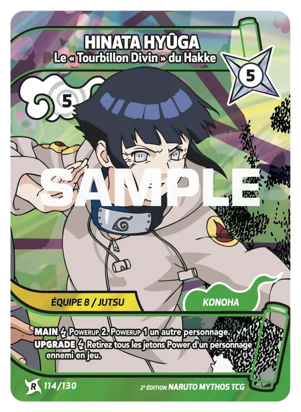 Hinata Hyûga — Le « Tourbillon Divin » du Hakke (Naruto Mythos 114/130)