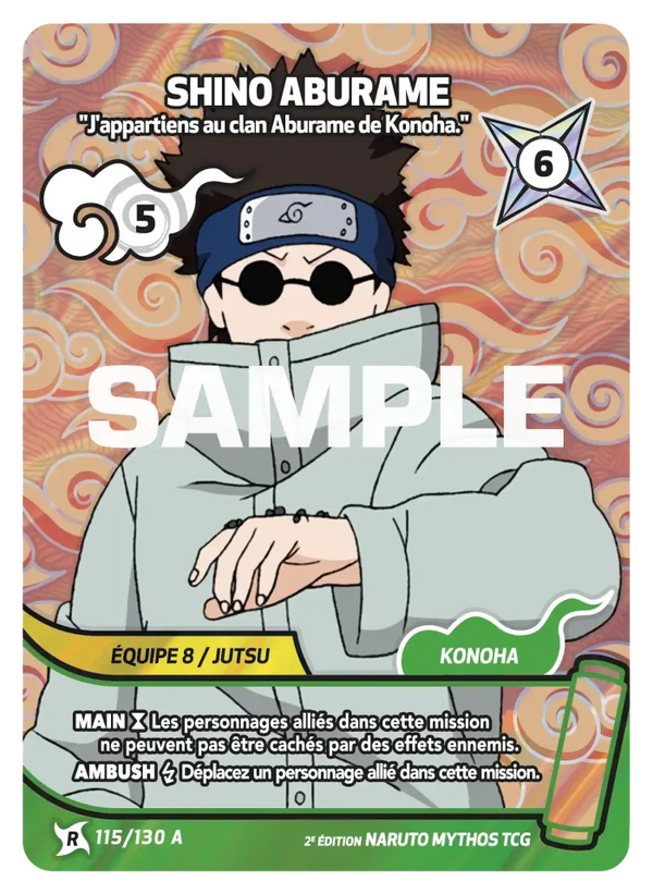 Shino Aburame — J'appartiens au clan Aburame de Konoha. (Naruto Mythos 115/130)
