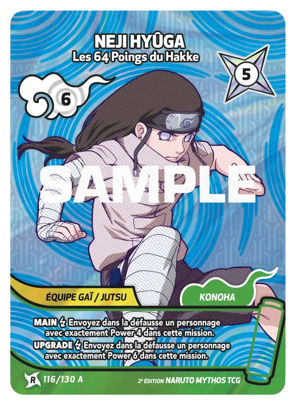 Neji Hyûga — Les 64 Poings du Hakke (Naruto Mythos 116/130)