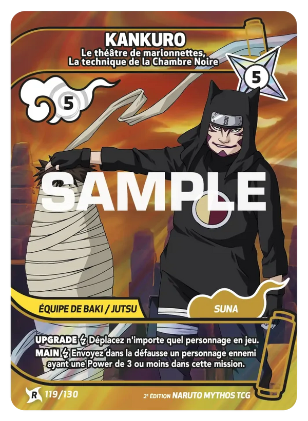 Kankurô — Le théâtre de marionnettes, La technique de la Chambre Noire (Naruto Mythos 119/130)
