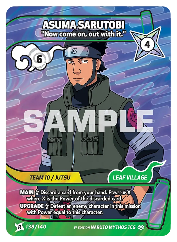 Asuma Sarutobi — « Allez, crache le morceau. » (Naruto Mythos 138/140)