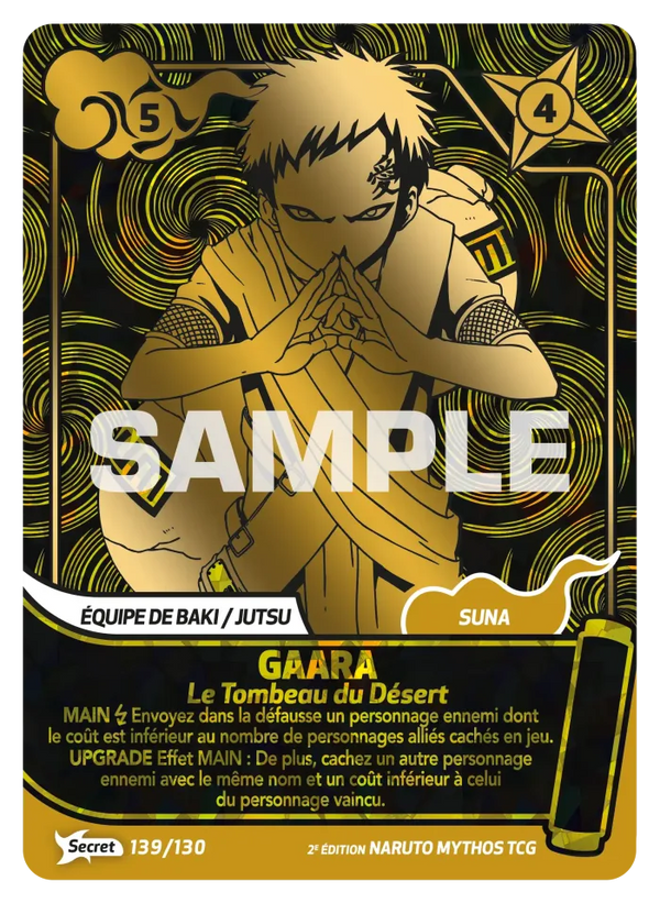 Gaara — Le Tombeau du Désert (Naruto Mythos 139/130)
