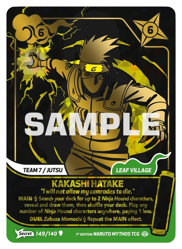 Kakashi Hatake — « Je ne laisserai pas mes camarades mourir. » (Naruto Mythos 149/140)