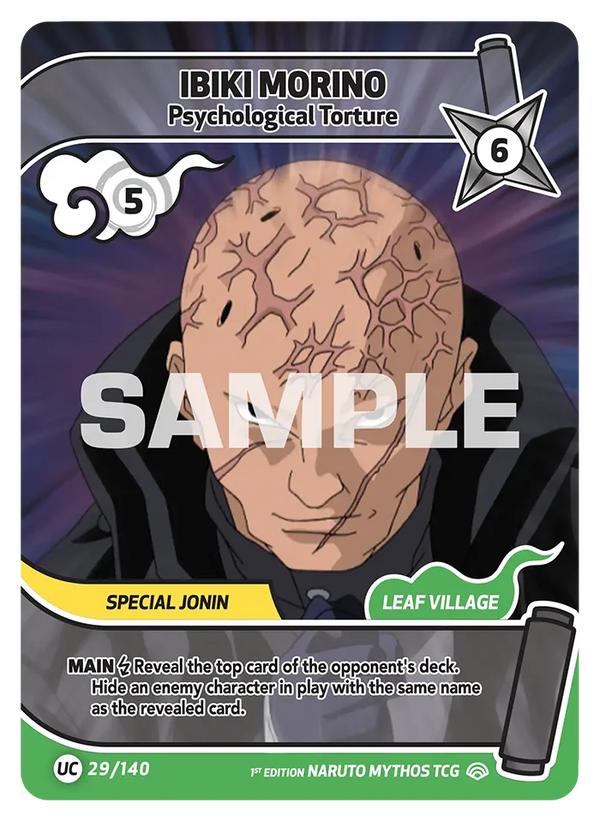 Ibiki Morino — Torture Psychologique (Naruto Mythos 029/140)