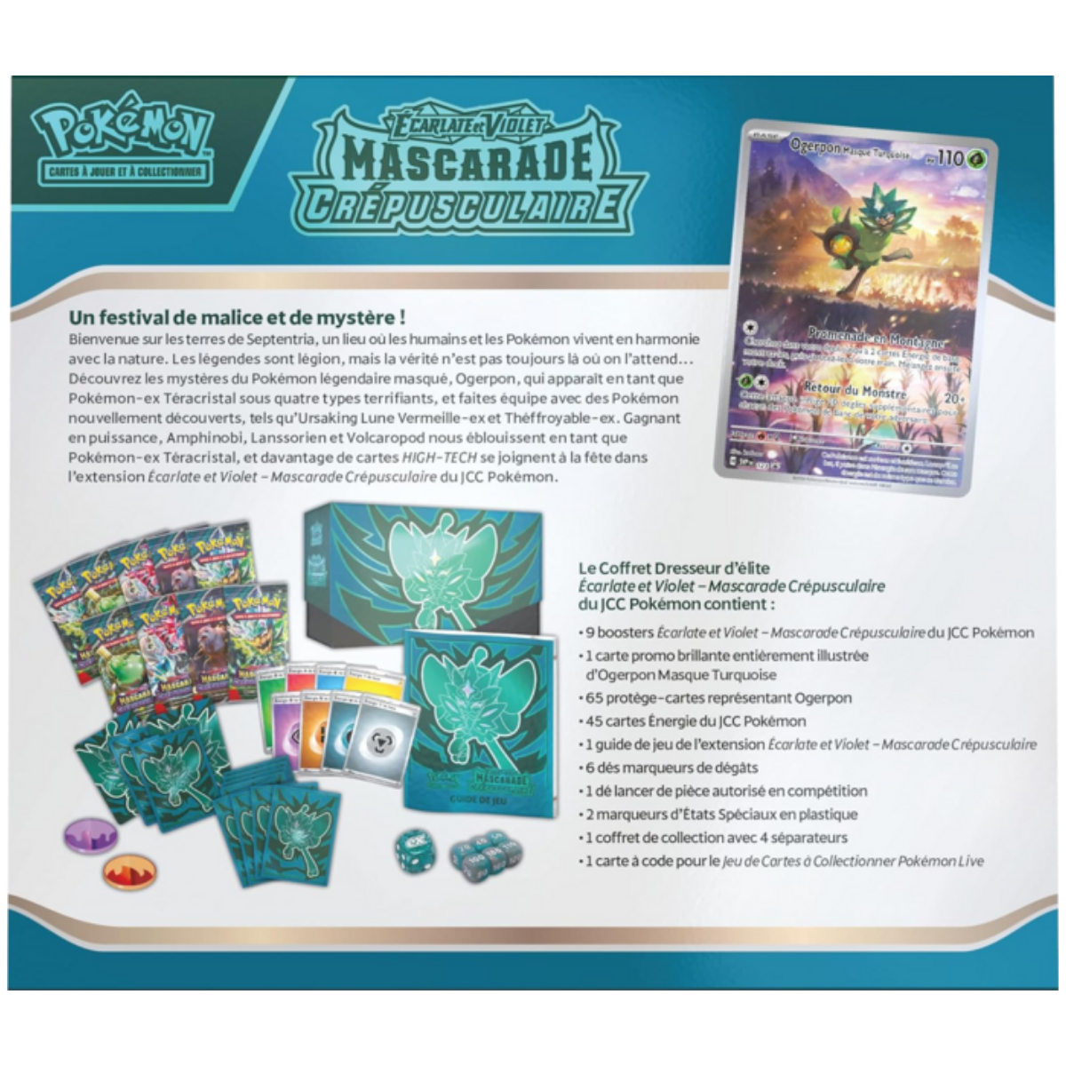 ETB - Mascarade Crépusculaire — Verso